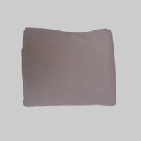 Folded ribbed fabric on a white background