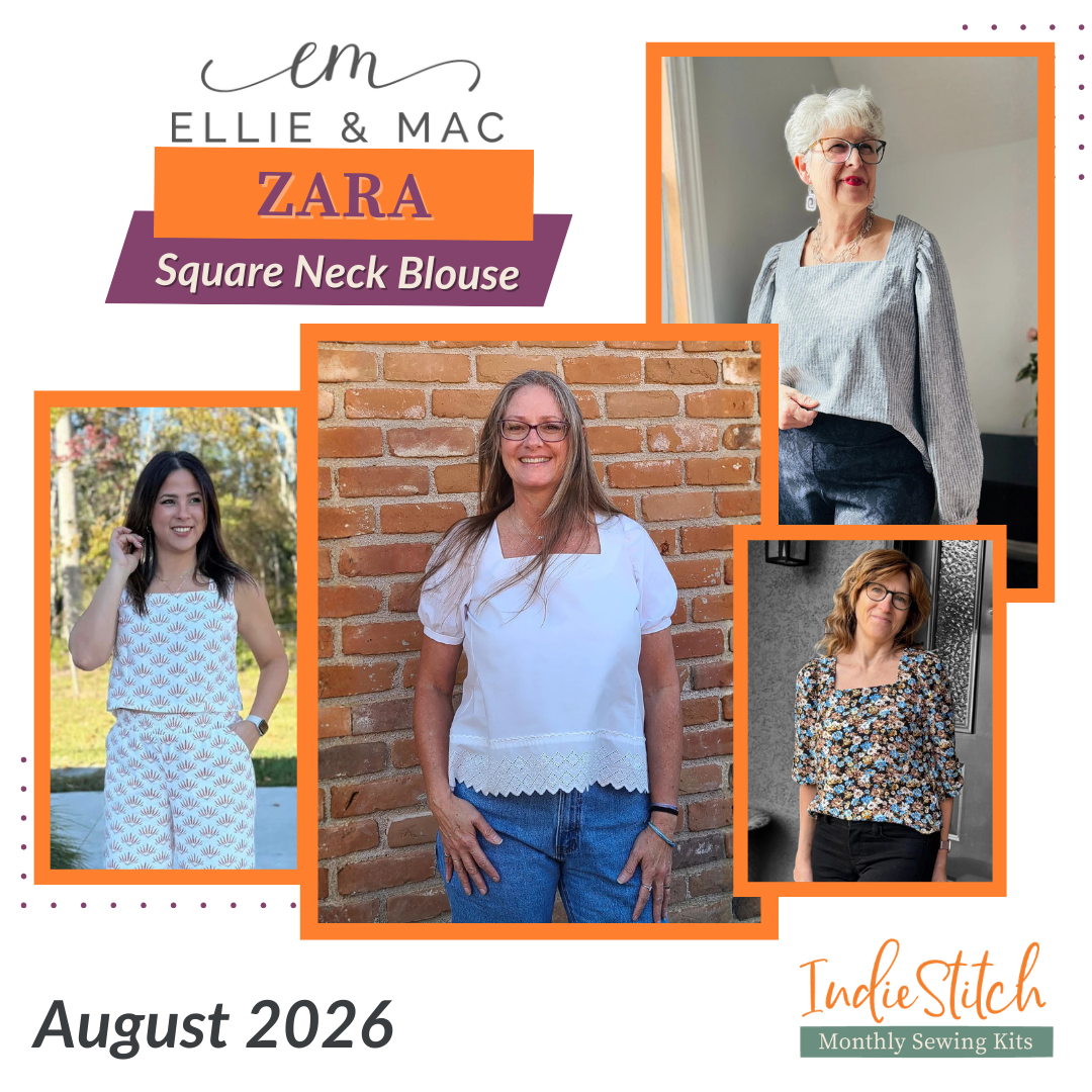 Zara Square Neck Top - Ellie & Mac Designs