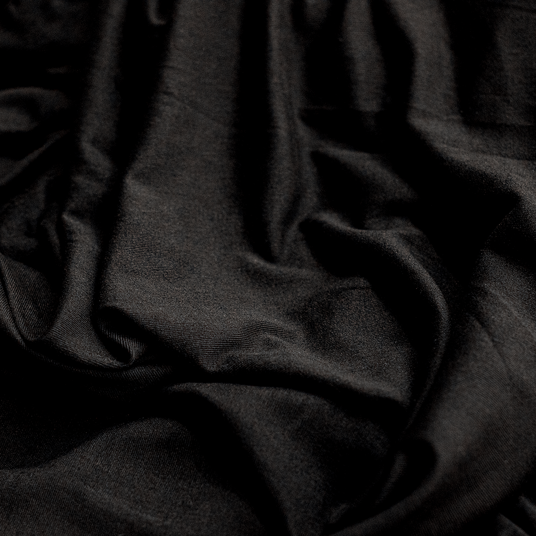 Black Rib 1x1 - Extra Fabric Option