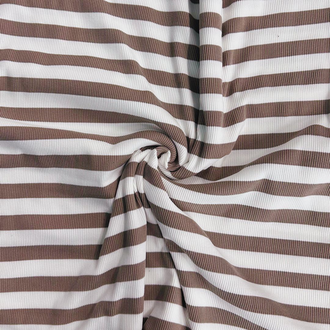 Striped Coco Plush Fleece