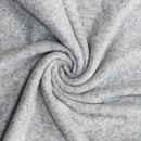 Heather Gray Brushed Fleece - 3 Yards