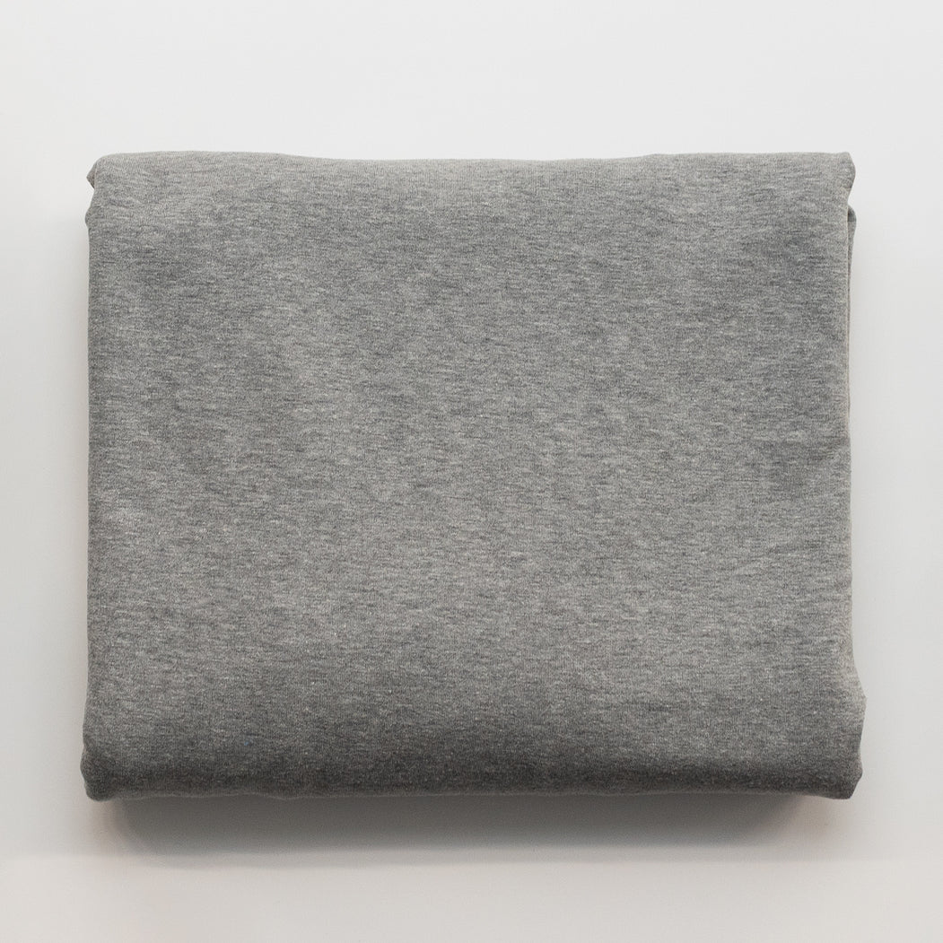 Heather Gray  Cotton French Terry – 3 yards