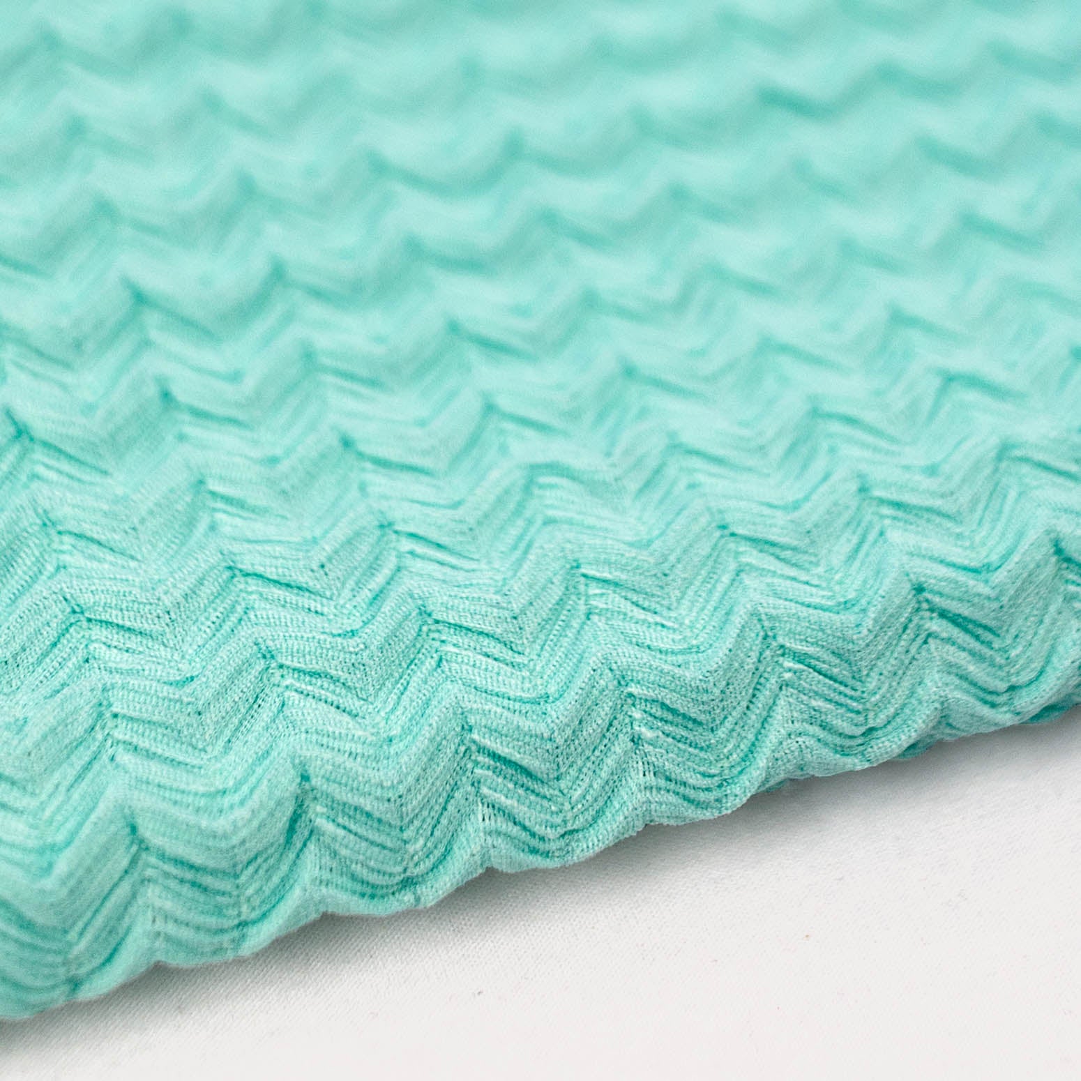 Cyan Raised Texture - 3 Yards