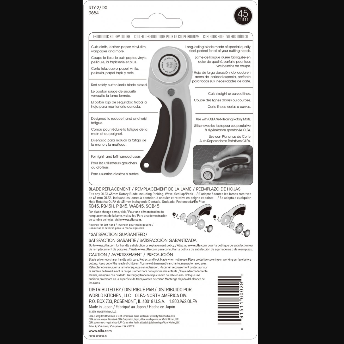 Olfa Rotary Cutter 45mm