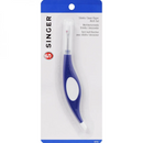 Singer multi-tool with blue handle on white background
