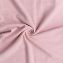 Close-up of pink fabric with a swirl pattern