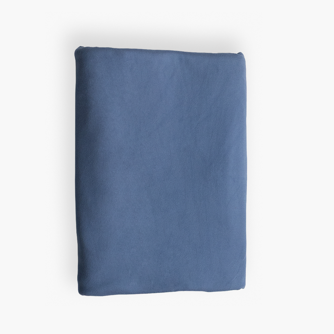 Steel Blue Jersey Rib - 3 Yards