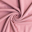 Mauve Cozy Rib Knit - 3 Yards