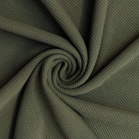 Olive Vintage Waffle Knit - 3 Yards