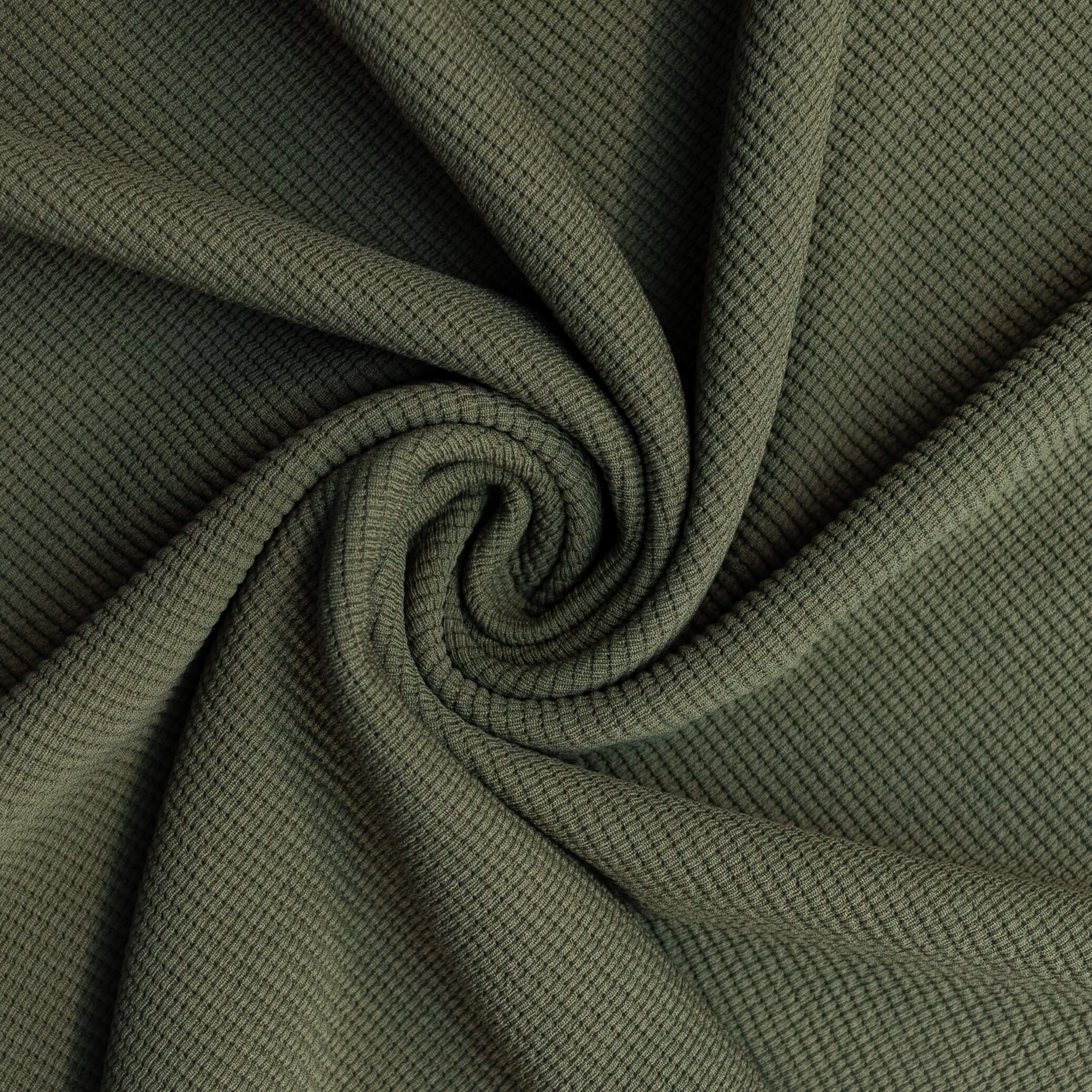 Olive Vintage Waffle Knit - 3 Yards