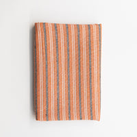Orange Stripe Linen Blend - 3 Yards