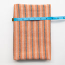 Orange Stripe Linen Blend - 3 Yards