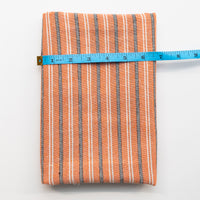 Orange Stripe Linen Blend - 3 Yards