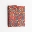 Red & Blue Floral Cotton Poplin - 3 Yards