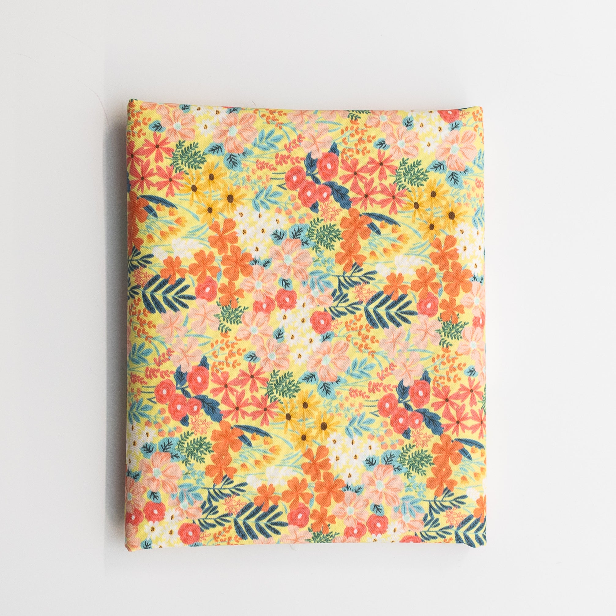 Yellow Floral Cotton Poplin - 3 Yards