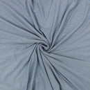 Slate blue bamboo spandex jersey knit fabric in a swirl