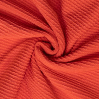 Close-up of red textured fabric