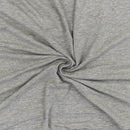 Heather gray rayon crepe fabric in a swirl