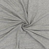 Heather gray rayon crepe fabric in a swirl