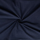 Navy cotton French terry fabric in a swirl