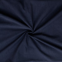 Navy cotton French terry fabric in a swirl