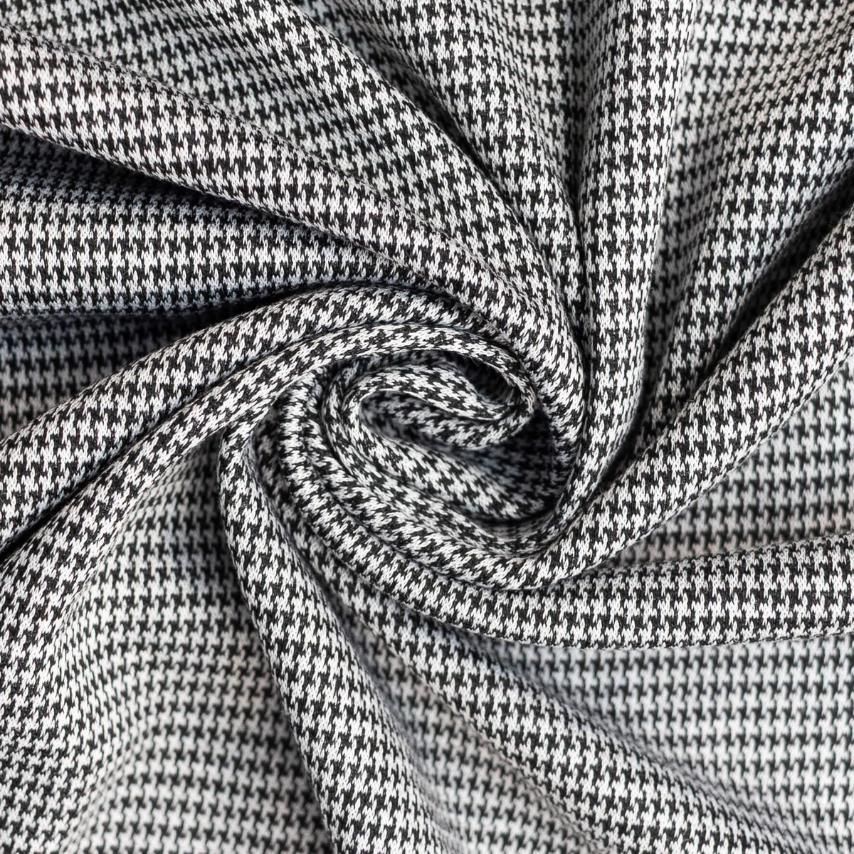 Black/White Double Knit - 3 Yards